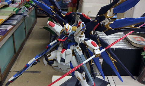 PGストライクフリーダム 一部組み立て PGストライクフリーダム 一部