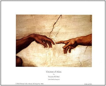 Creation Of Adam by Suzanne Hart – The Black Art Depot