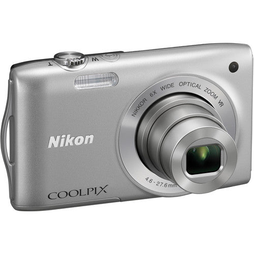 Nikon Coolpix S3300 Digital Camera - Silver | Camera Wholesalers
