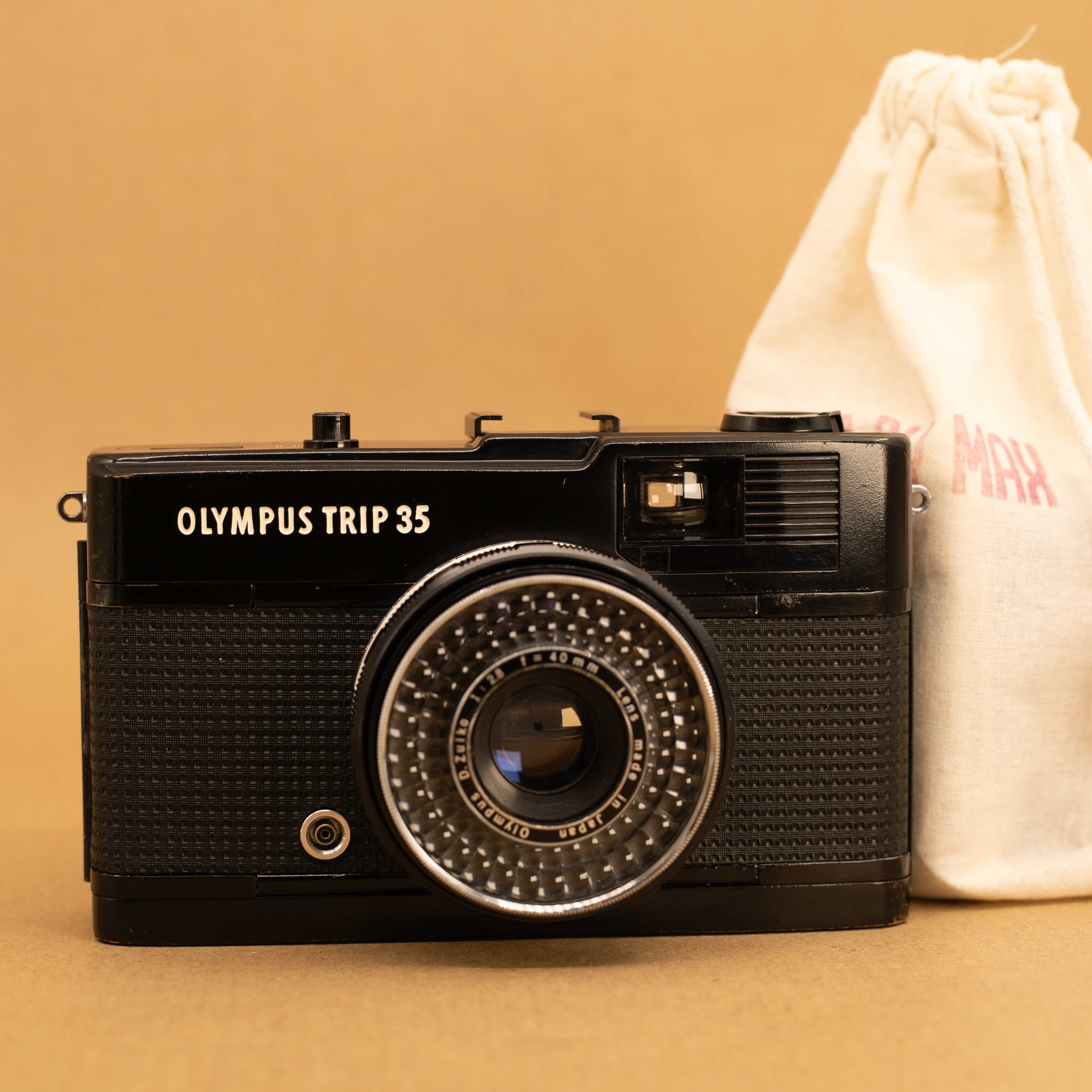 Limited Edition Black Olympus Trip 35 35mm Film Camera – Cameras