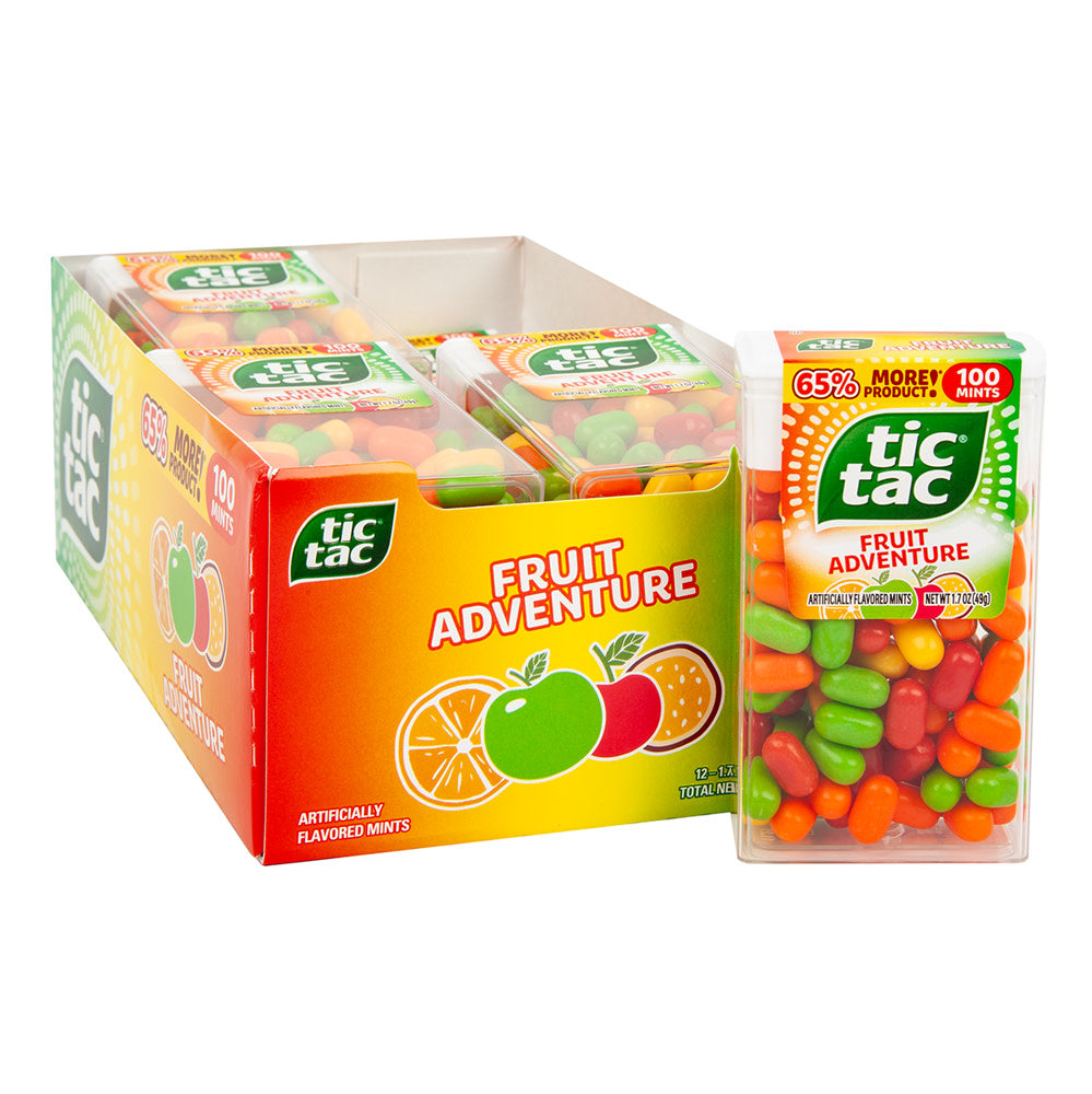 Tic Tac Fruit Adventure 12ct - CandyStore.com