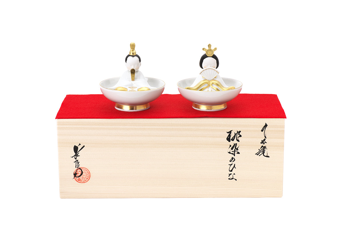 ハコ】上出長右衛門窯 (九谷焼) 雛人形 ハコ様専用】上出長右衛門窯