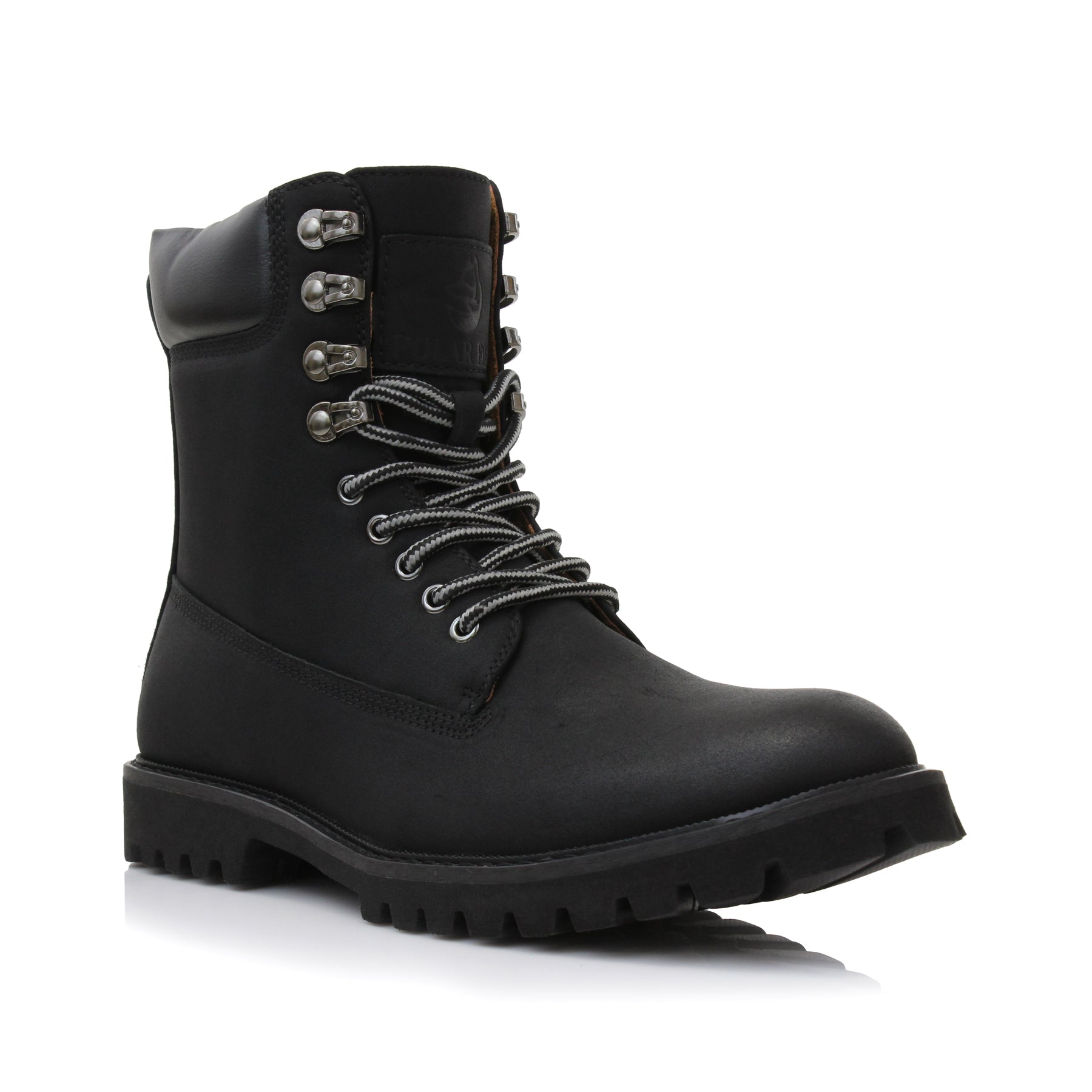 Men's Vegan Padded Outdoor Boot | Barron in Matte Black | Polar Fox
