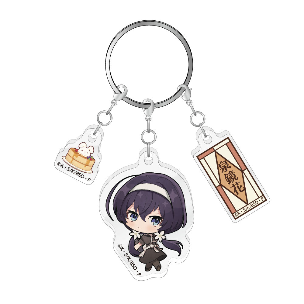 文豪ストレイドッグス 3連アクリルキーホルダー 純文豪喫茶ver. /泉鏡花