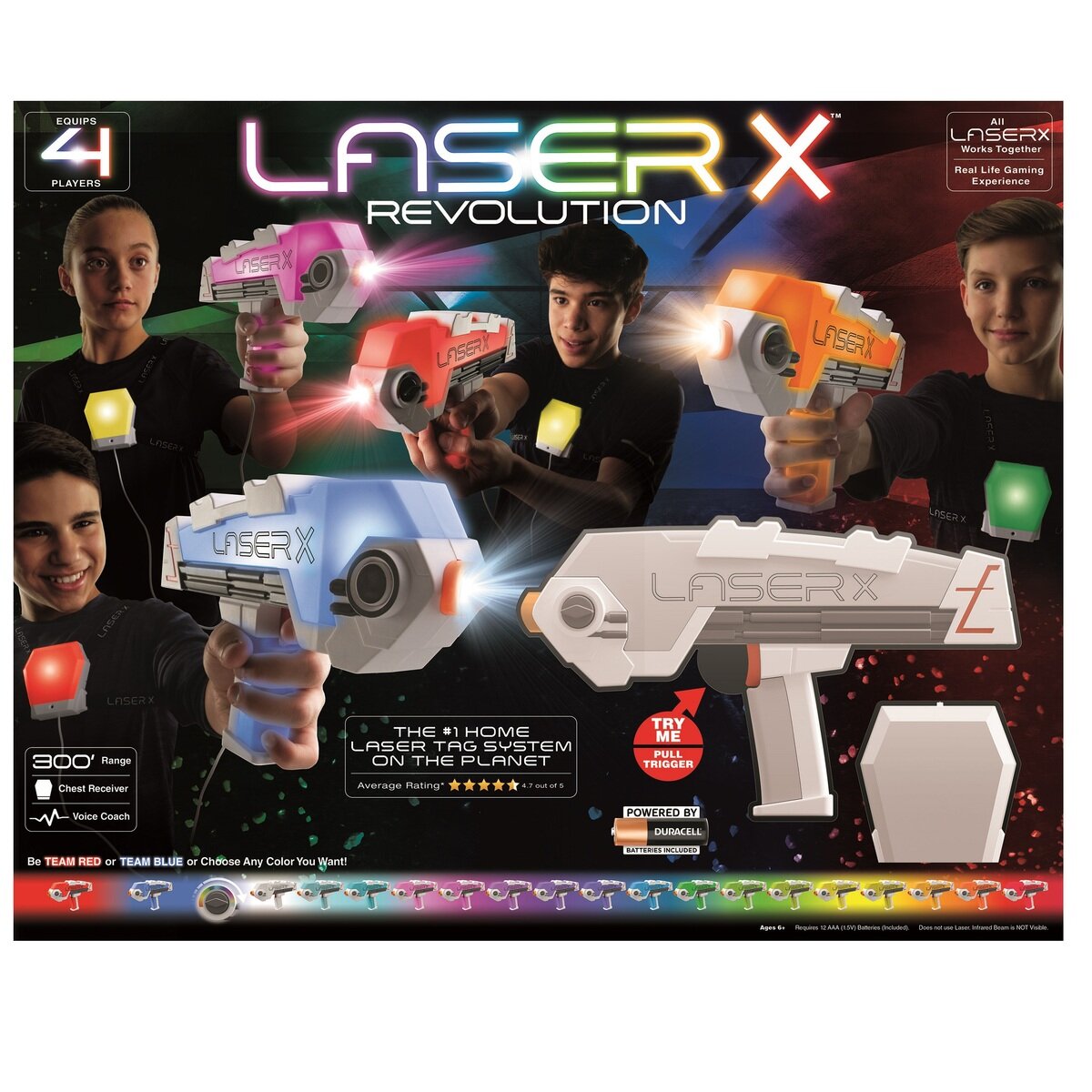 レーザーX クロスシューティングゲーム 4丁セット | Costco Japan