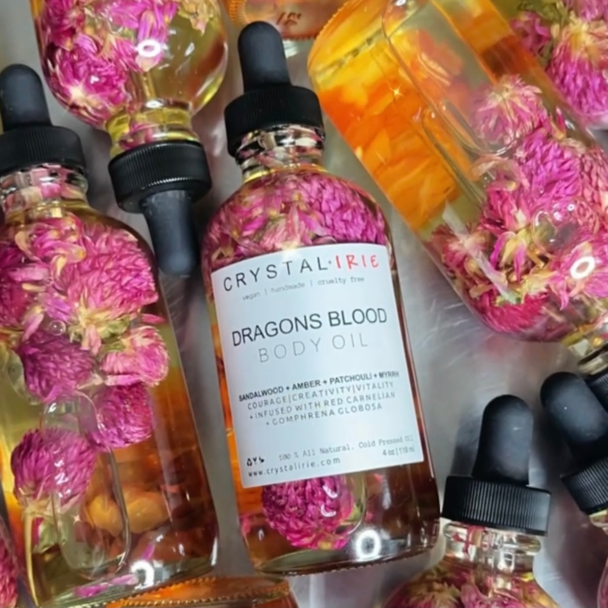 Dragons Blood Body Oil – Crystal Irie