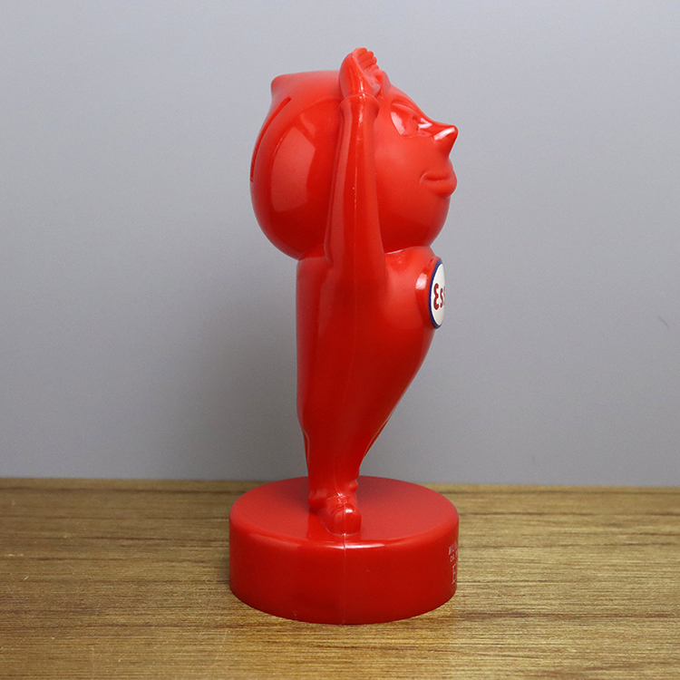 1950's ESSO エッソ オイルドロップ ビンテージ 貯金箱 赤色 USA