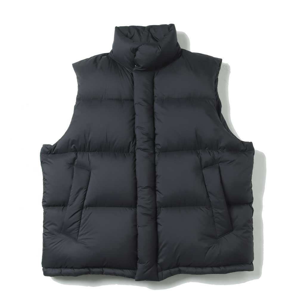 AURALEE SUPER LIGHT NYLON RIPSTOP DOWN VEST A24AV03NL (A24AV03NL