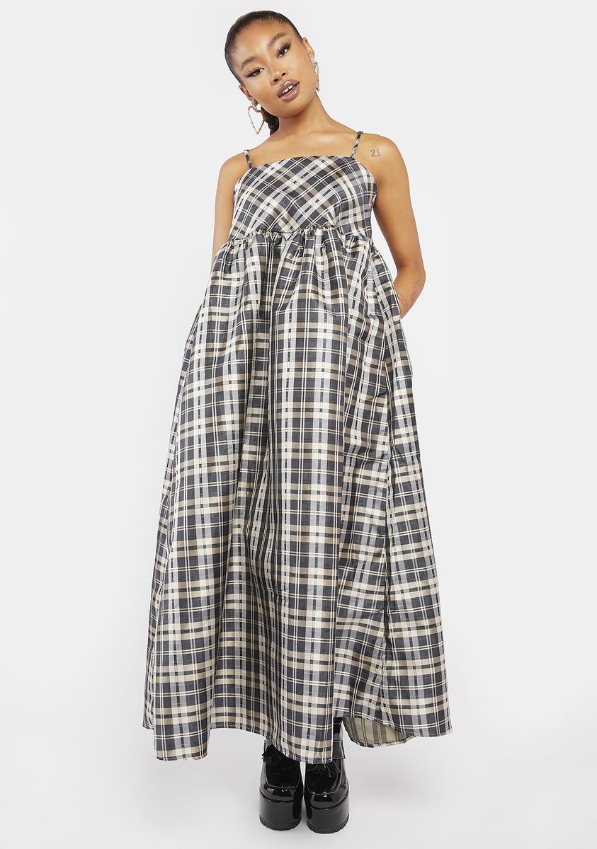 Sister Jane Cosmic Check Midi Dress – Dolls Kill