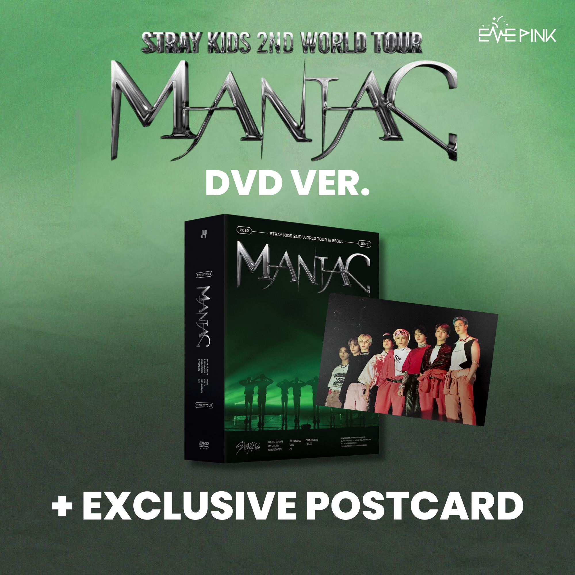 PRE-ORDER] STRAY KIDS - 2ND WORLD TOUR [MANIAC] in SEOUL (DVD) (+