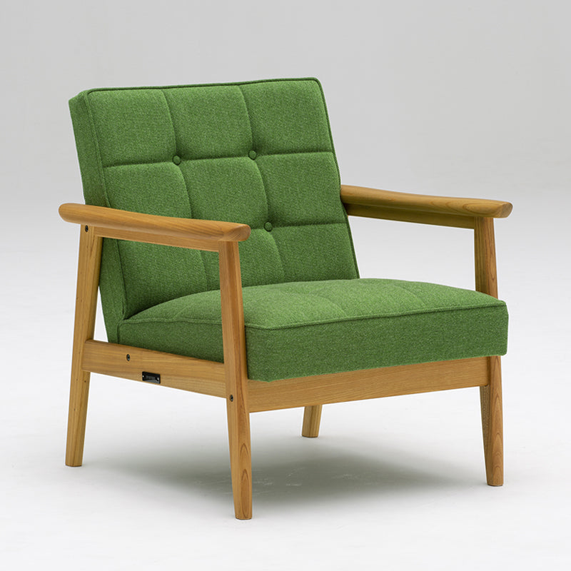 完売】国産材ケヤキ仕様 カリモク60 Kチェア1シーター ケヤキ×タープ