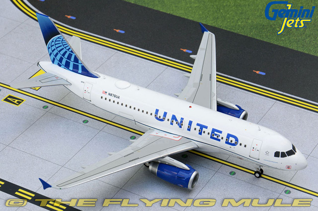 A319 1:200 Diecast Model - GeminiJets GJ-G2UAL891 - $83.95