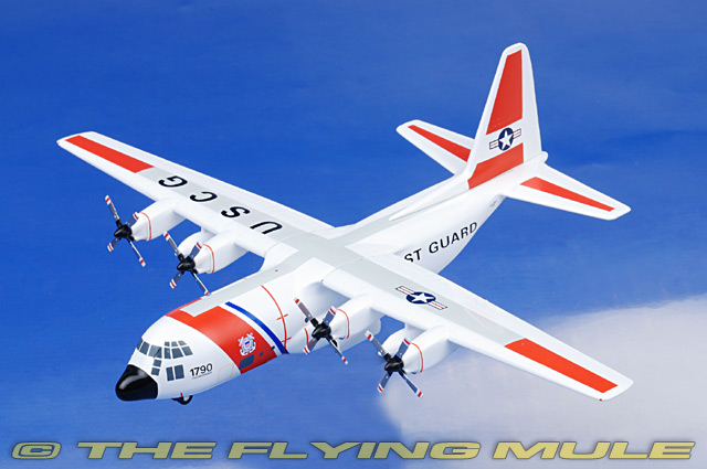 Herpa 551977 - C-130 Hercules Diecast Model, USCG, CGAS Clearwater, FL