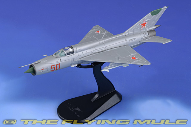 MiG-21PFM Fishbed-D 1:72 Diecast Model - Hobby Master HM-HA0152