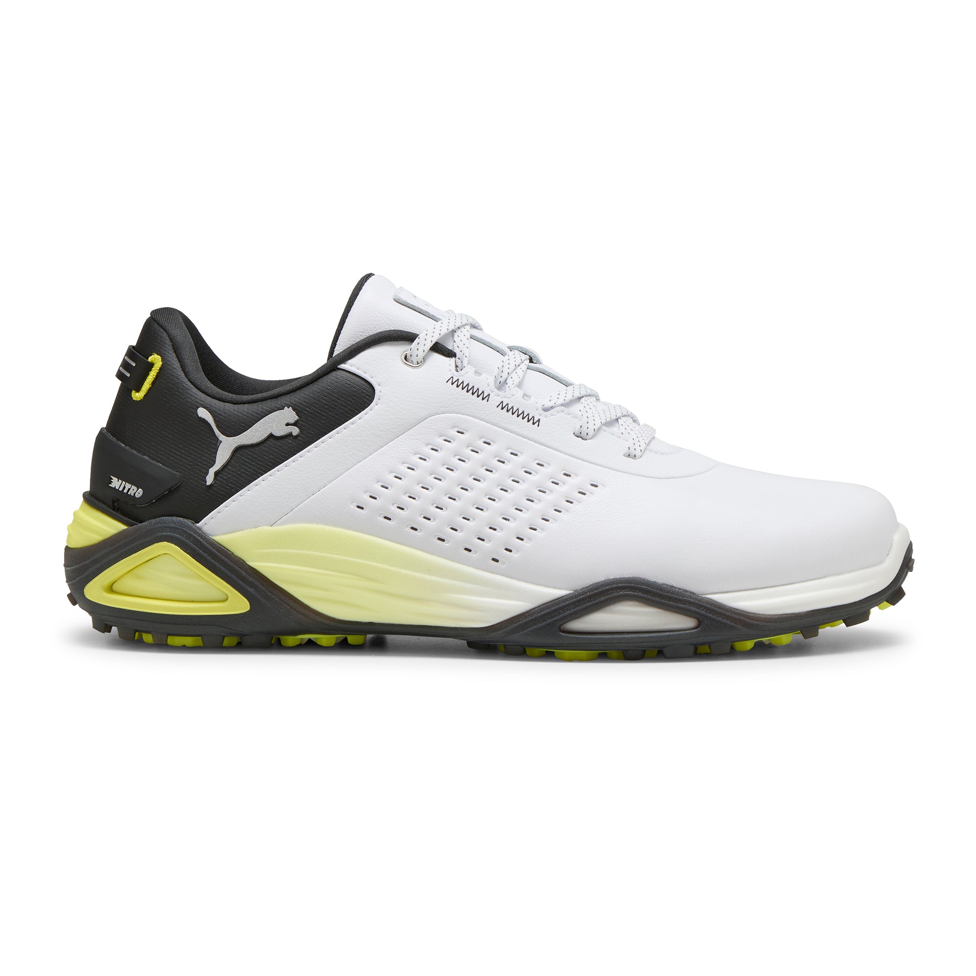 Puma Shadowcat Nitro Leather Golf Shoes - Puma White/Puma Black 04