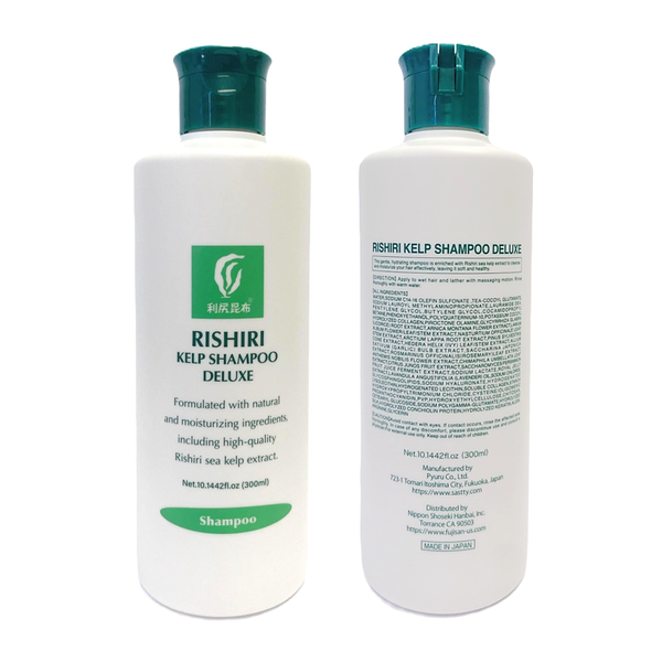 無添加 シャンプー デラックス Rishiri Shampoo DX 300ml 利尻こんぶ
