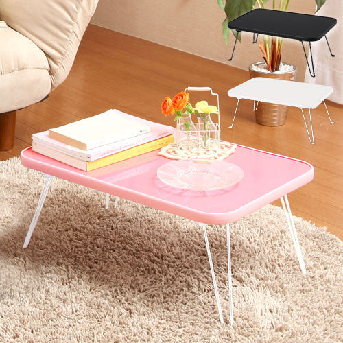 カラーミニテーブル テーブル 折りたたみテーブル おしゃれ ぼん家具