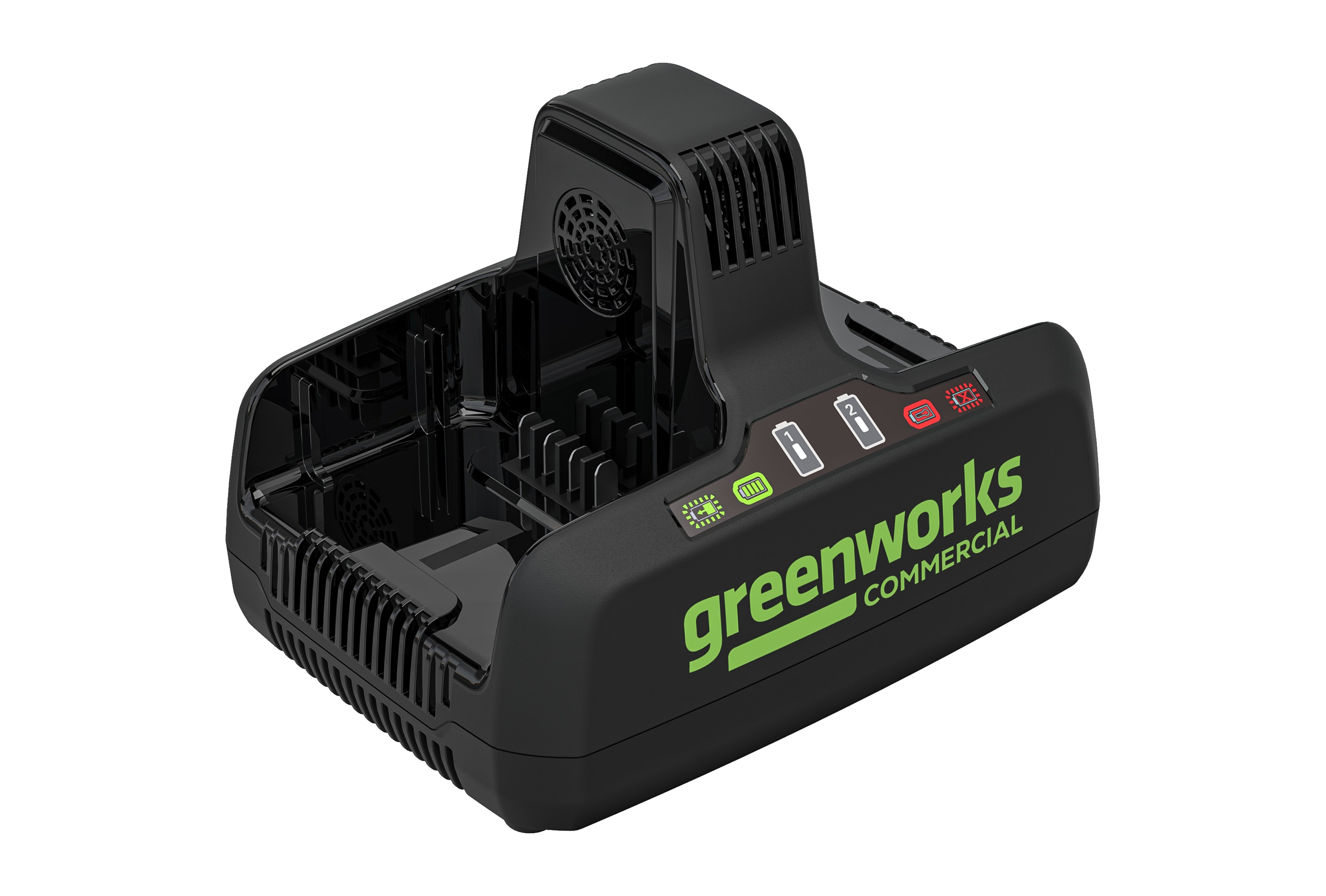 82V Dual Port Charger | 2958302 | Greenworks Commercial