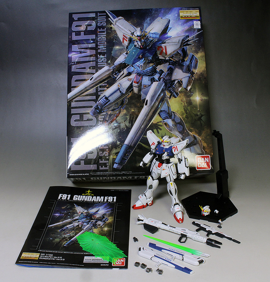 WORK REVIEW: MG 1/100 GUNDAM F91 Ver.2.0 – GUNJAP