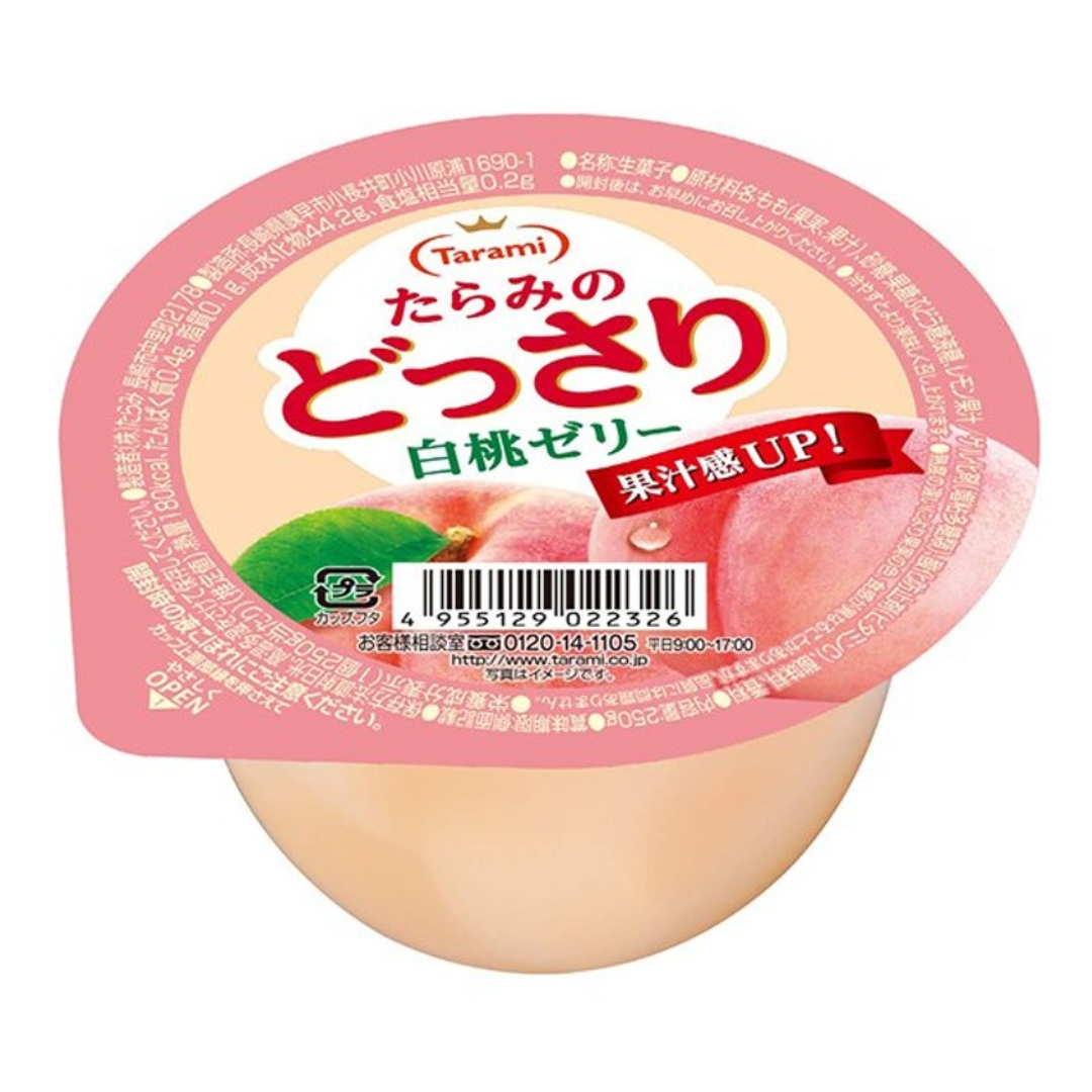 TARAMI DOSSARI PEACH JELLY 230G – HANAMARU JAPANESE MARKETPLACE