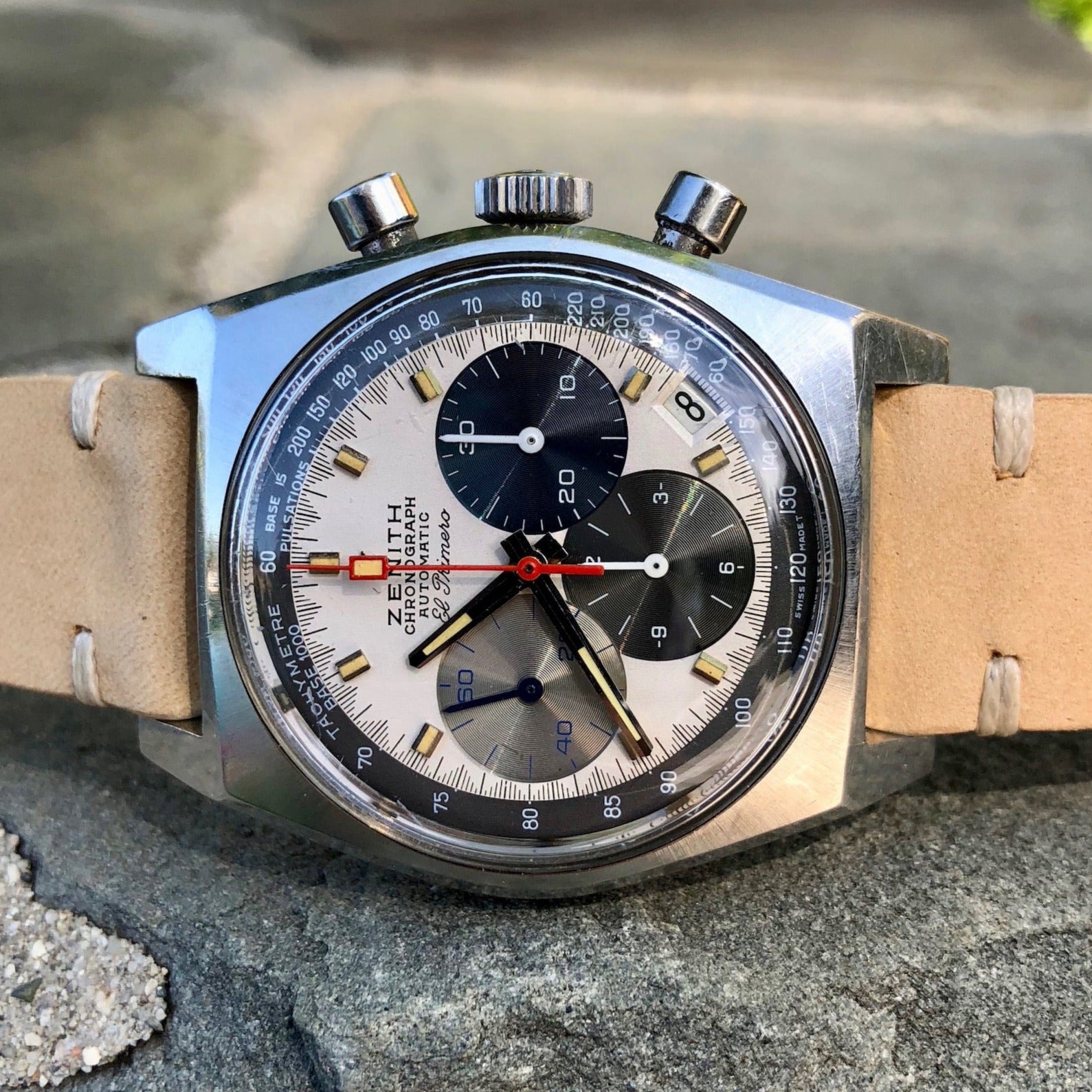 1971 Zenith El Primero A3817 Stainless Steel Automatic Chronograph