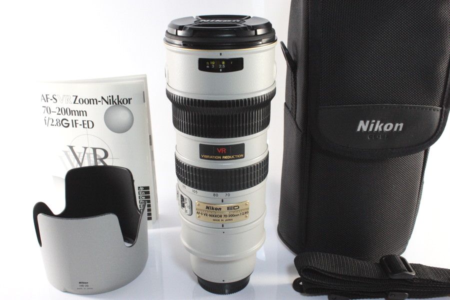ニコン）Nikon AF-S NIKKOR 70-200mm F2.8 G VR ED ライトグレー