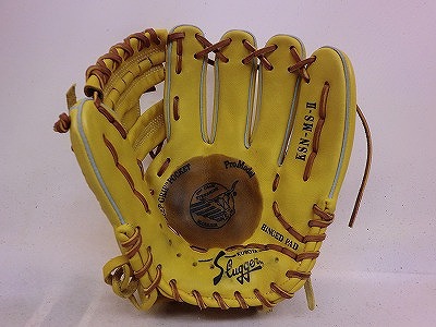 この道30年】久保田スラッガー軟式グラブ KSN-MS2Gイエロー(2012NEW