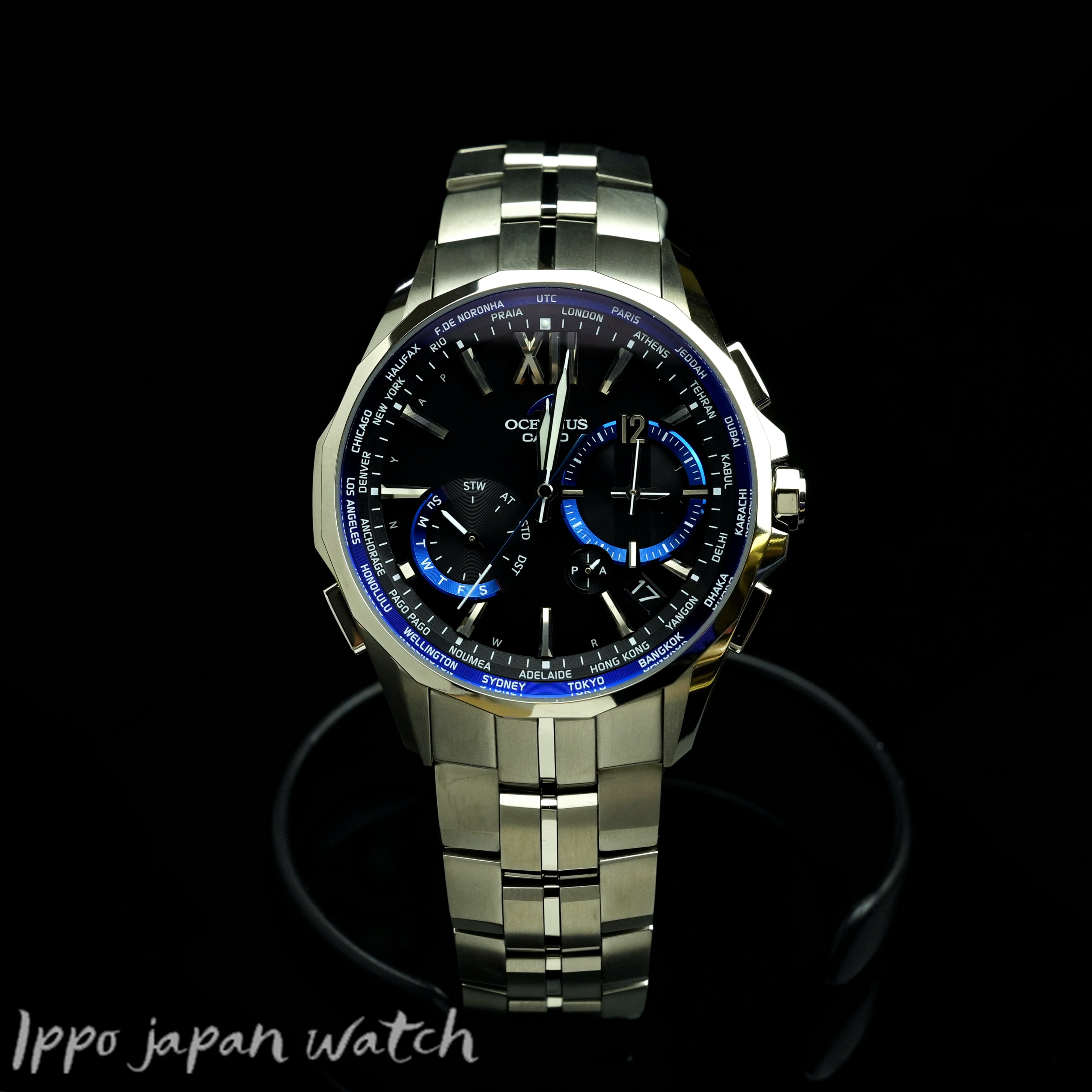 Casio Oceanus OCW-S3400-1AJF MANTA Radio Solar Men`s Watch Japan