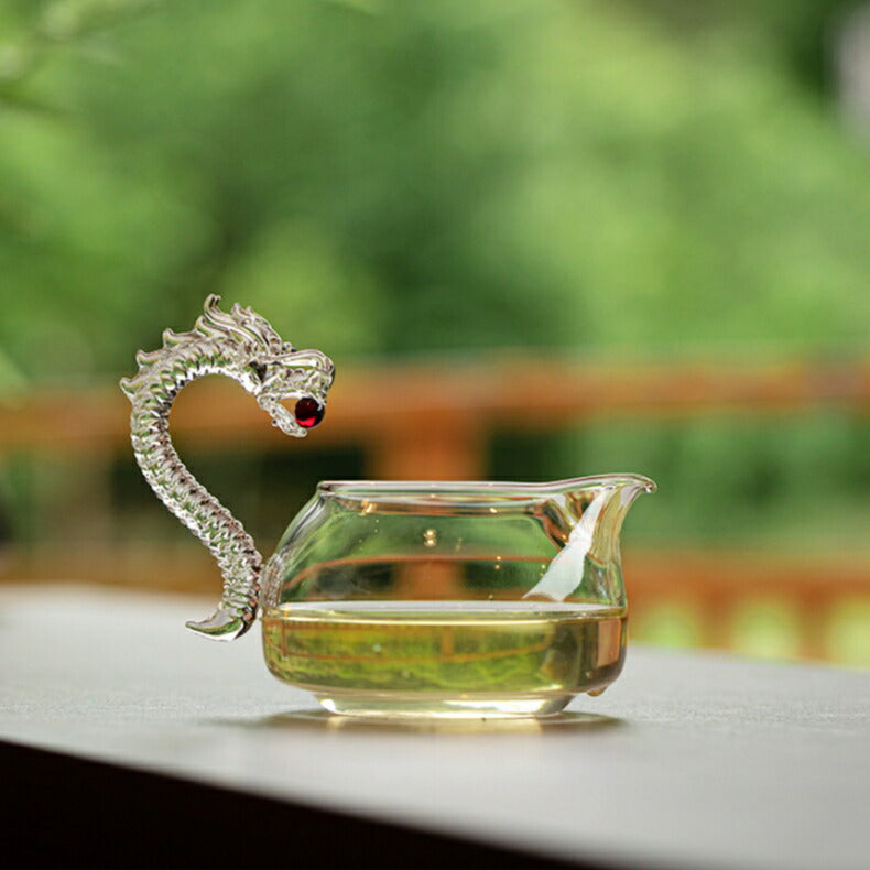 IwaiLoft Dragon ガラスボウル ガラスポット 龍 リュウ 竜 手作り 耐熱