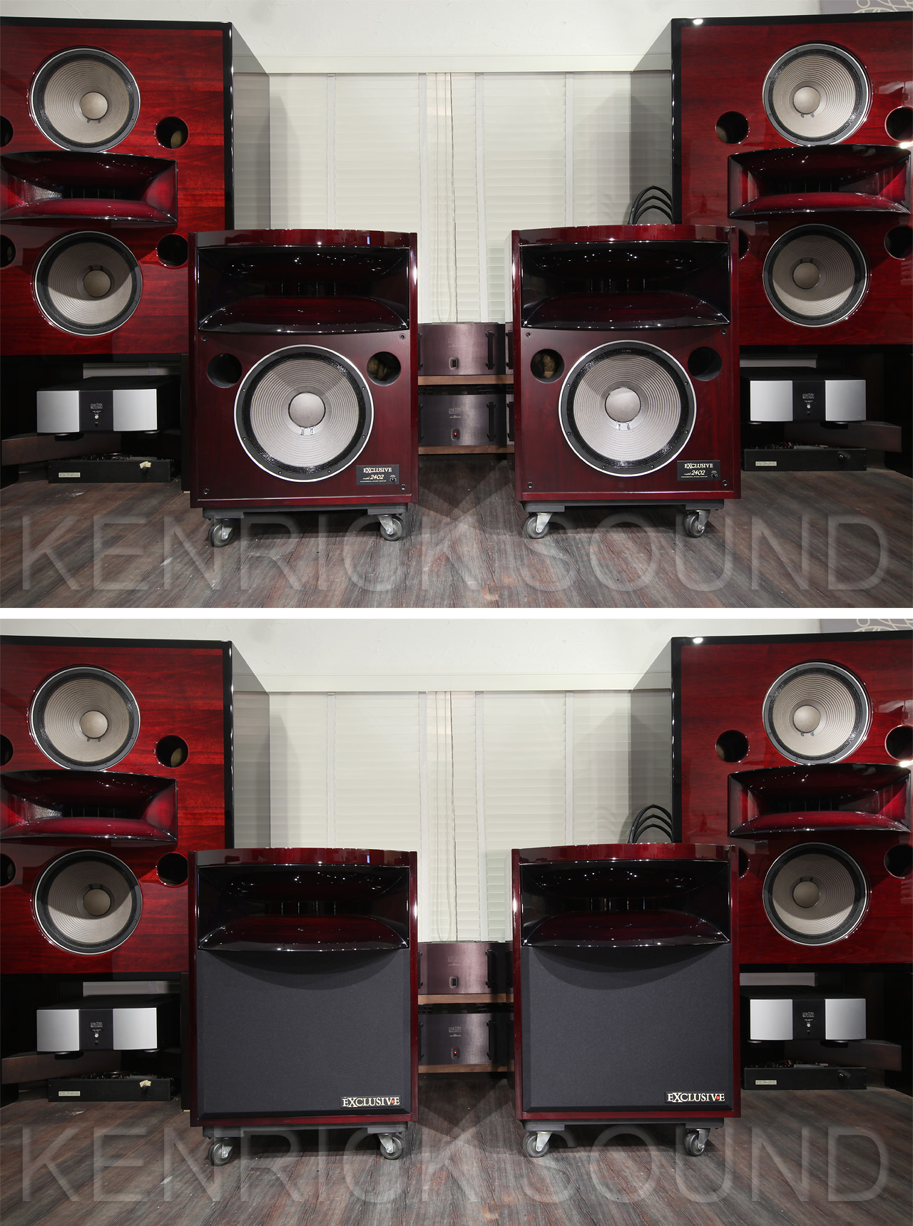 PIONEER EXCLUSIVE model 2402 新品ワインレッドピアノ塗装 TAD