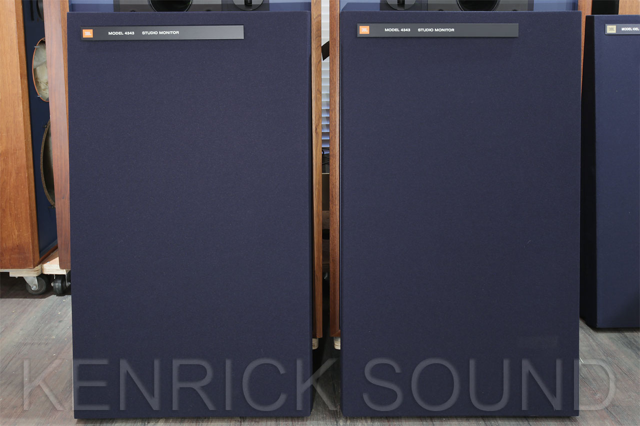JBL 4343, 4343B 新品JBL純正生地 新品サランネット・ペア高品質