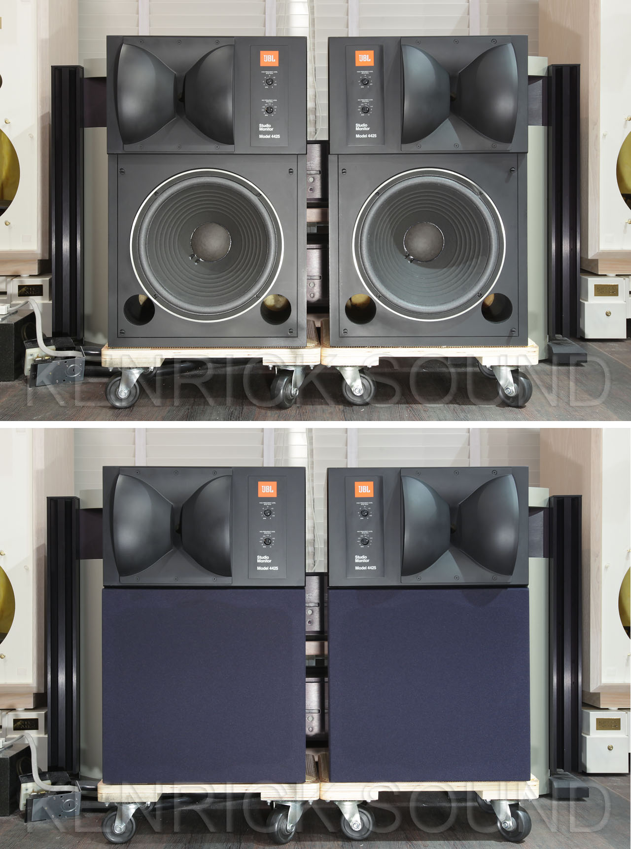 JBL 4425 バイラジアルホーンの小型2wayモニタースピーカーペア