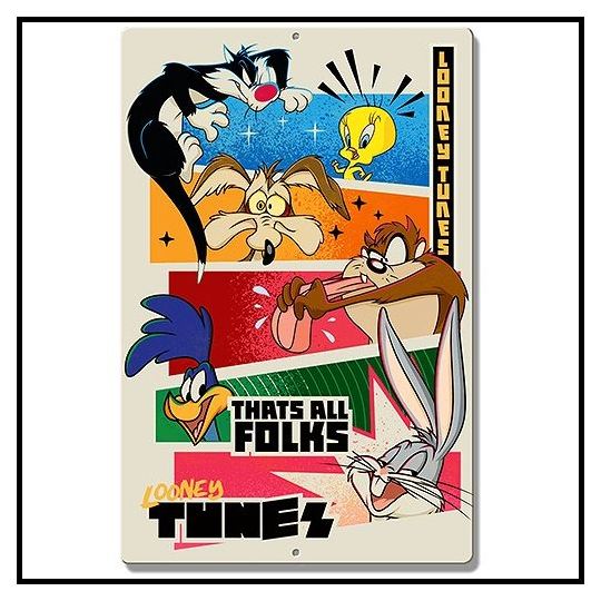 ルーニー・テューンズ】ロードランナー/ブリキ看板/ガレージ 商品詳細