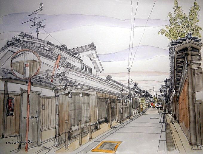 大阪府 富田林・寺内町スケッチ2