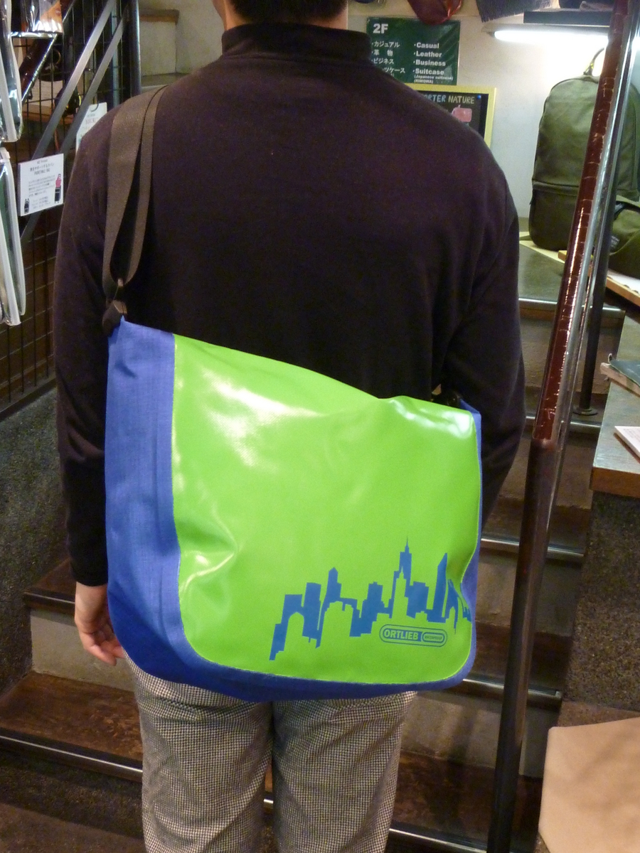 空気さえも逃がさない！ORTLIEB/オルトリーブ 完全防水のショルダー