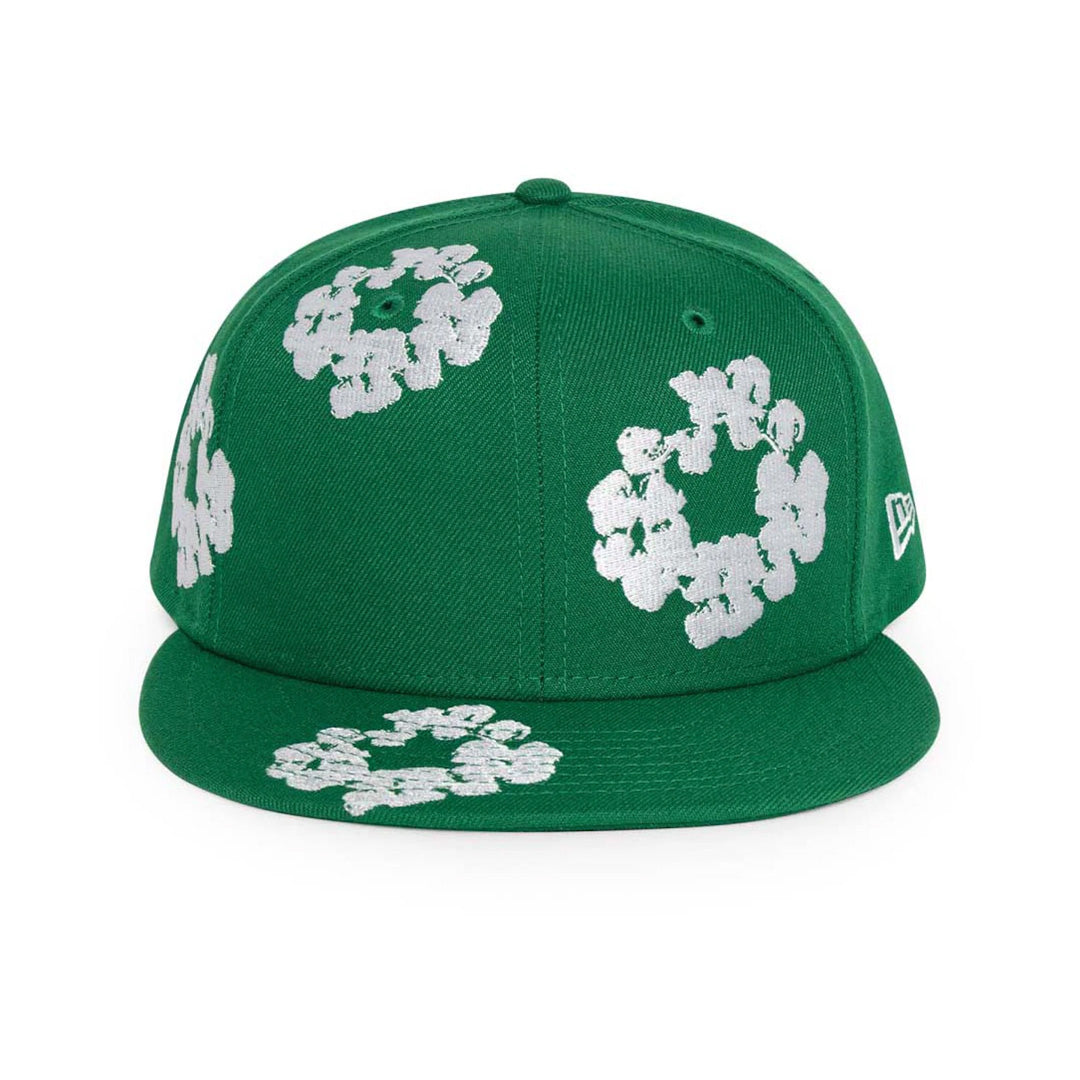 Denim Tears New Era Cotton Wreath 59/50 Cap Green | Kenshi
