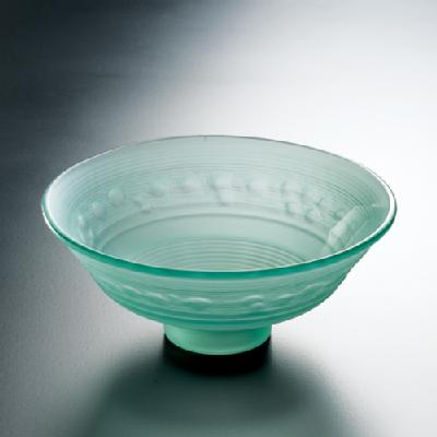 平茶碗 義山 若緑【販売】-茶道具は京都しみず孔昌堂