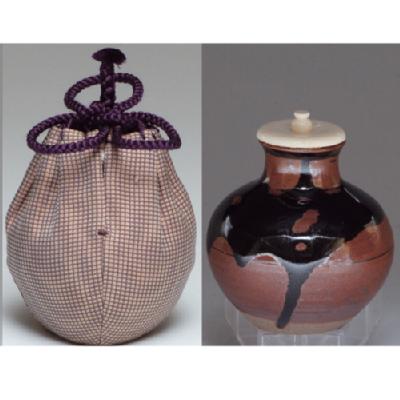 茶入 中興名物 唐物 木下丸壺写【販売】-茶道具は京都しみず孔昌堂