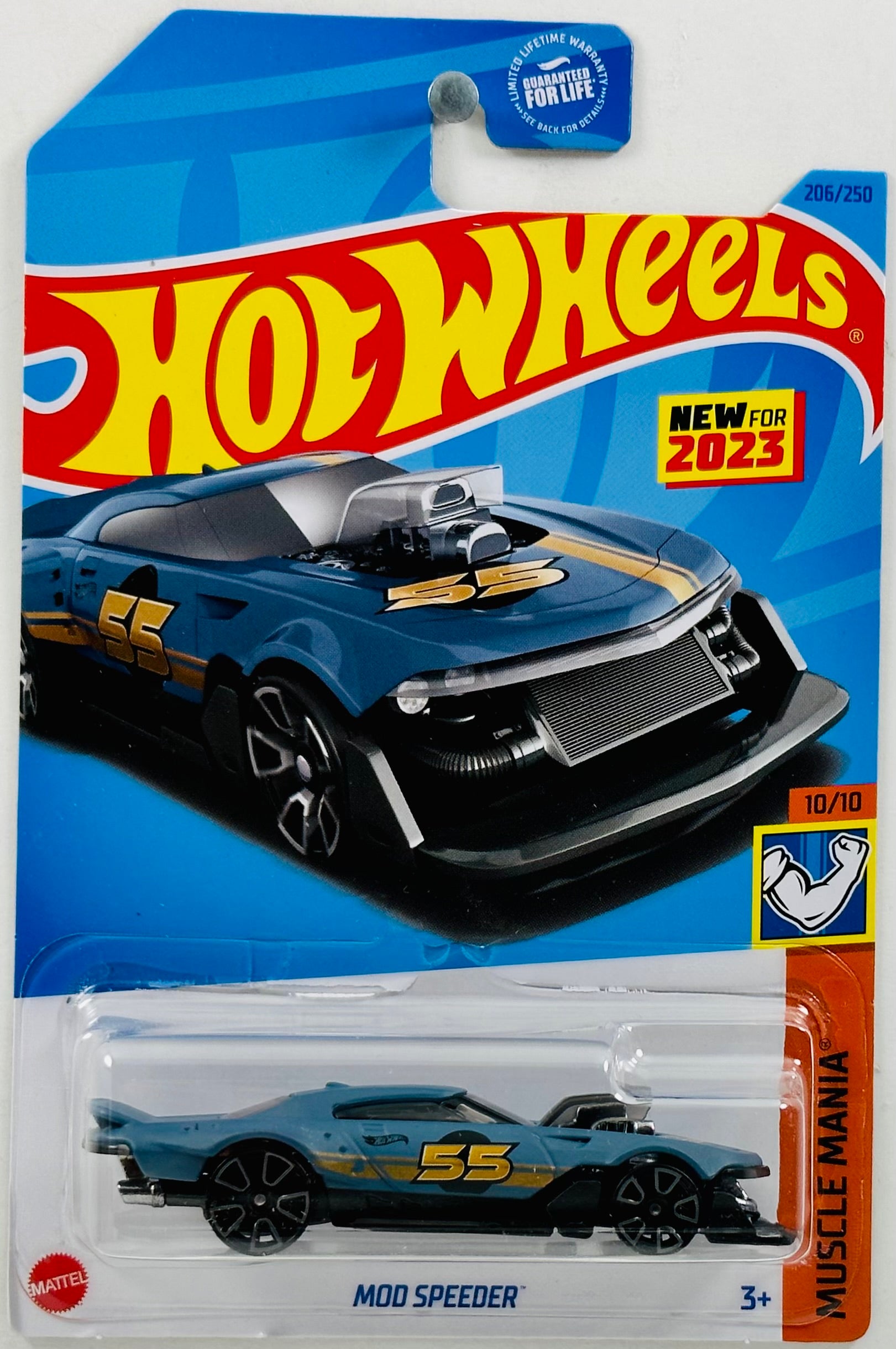 Hot Wheels 2023 - Collector # 206/250 - Muscle Mania 10/10 - New