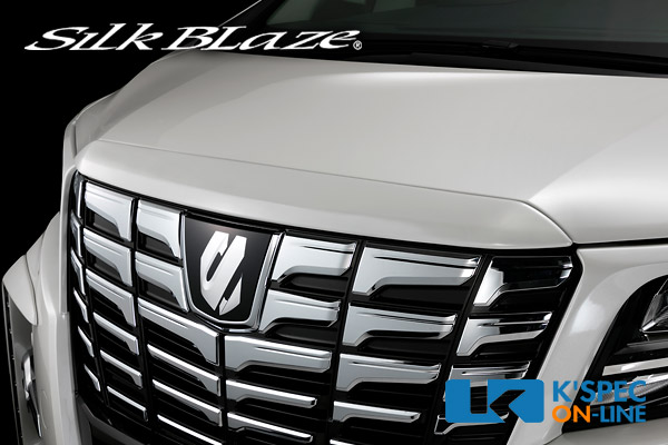 トヨタ【30系アルファード 前期】SilkBlaze フードトップモール