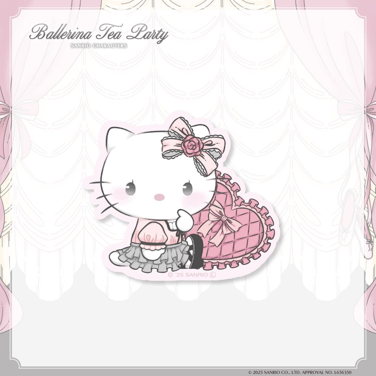 LAFARYオリジナル》バレリーナティーパーティー♡ステッカー ハロー