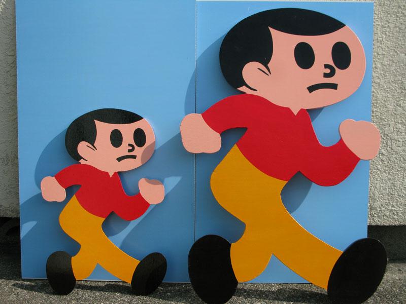 元祖飛び出し坊や「とび太くん」看板のミニタイプが登場！ | Mahorova