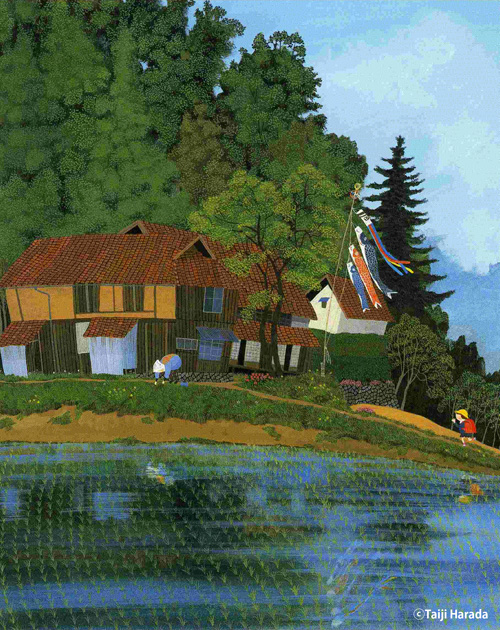 震災復興祈念展覧会『原田泰治が描く日本の原風景』のご案内