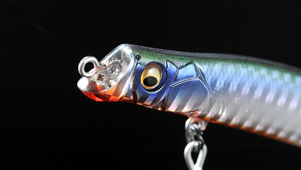 魚をスレさせない微波動の魔力、カッター115でヒラスズキ90cmを