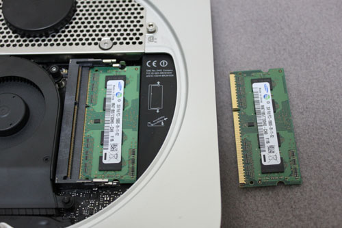 Mac mini Mid 2011 のメモリ交換 / Studio Milehigh