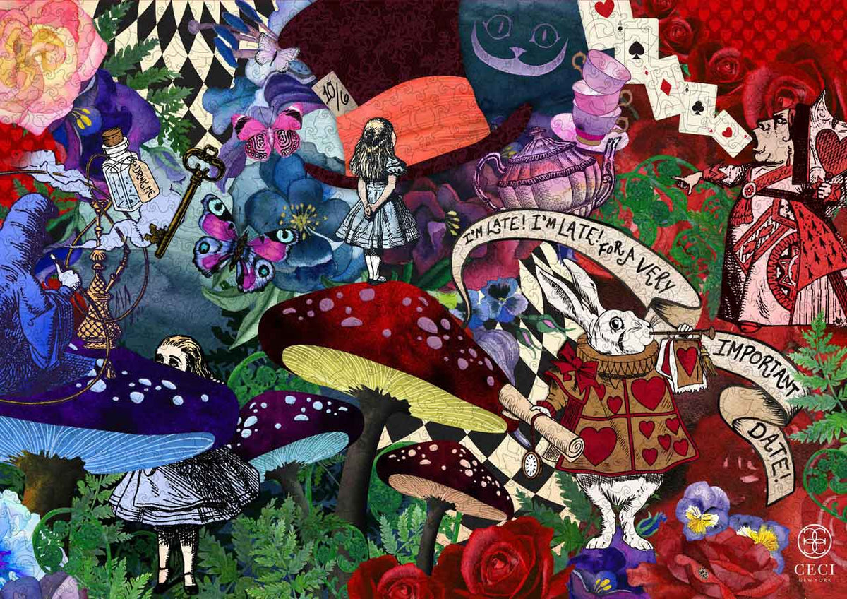 Alice in Wonderland by Ceci New York – Mosaic Puzzles