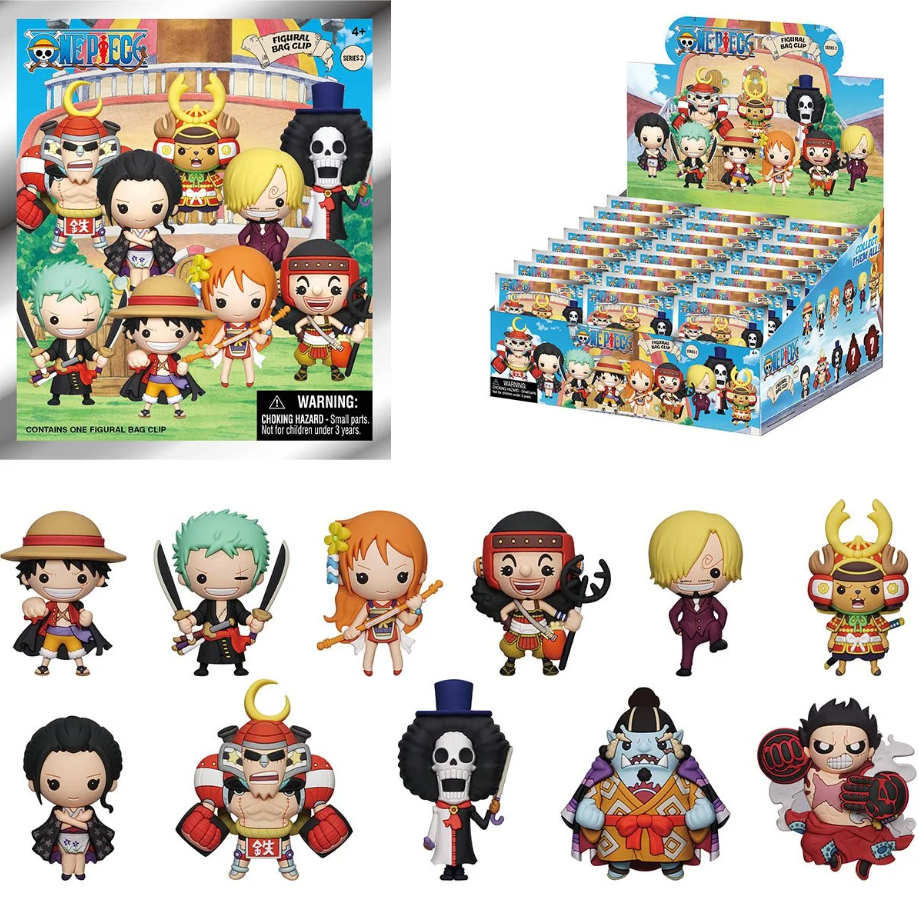 ONE PIECE 3D FOAM BAG CLIP - MYSTERY BLIND BAG [SERIES 2] – MyPops.ca