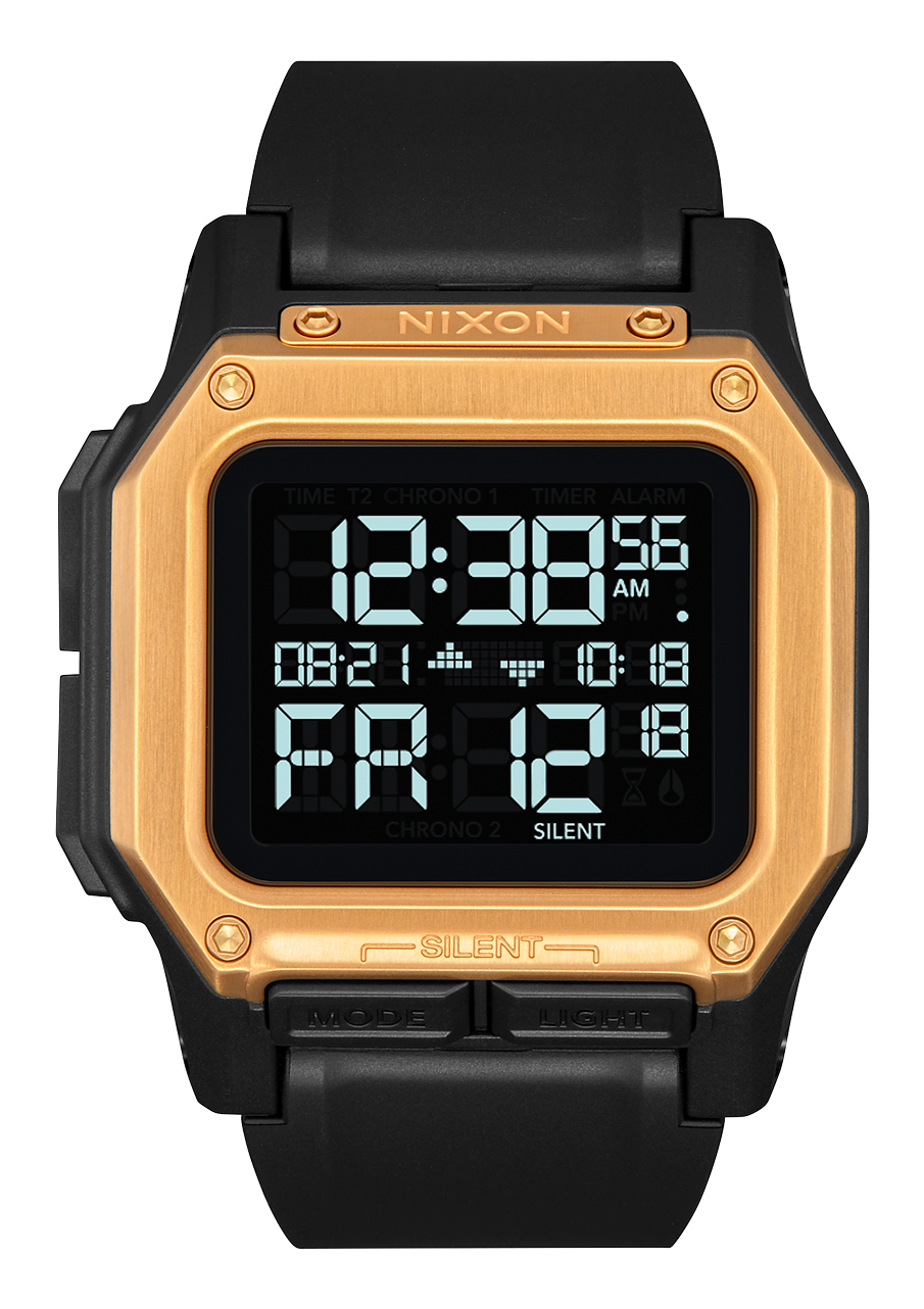 Regulus Watch | Black / Gold | Digital – Nixon US