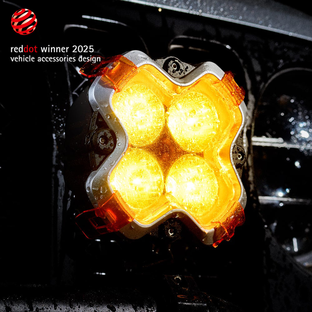 NOVSIGHT HALO Series 6'' LED Pods with DRL 60W Spot beam and Mix