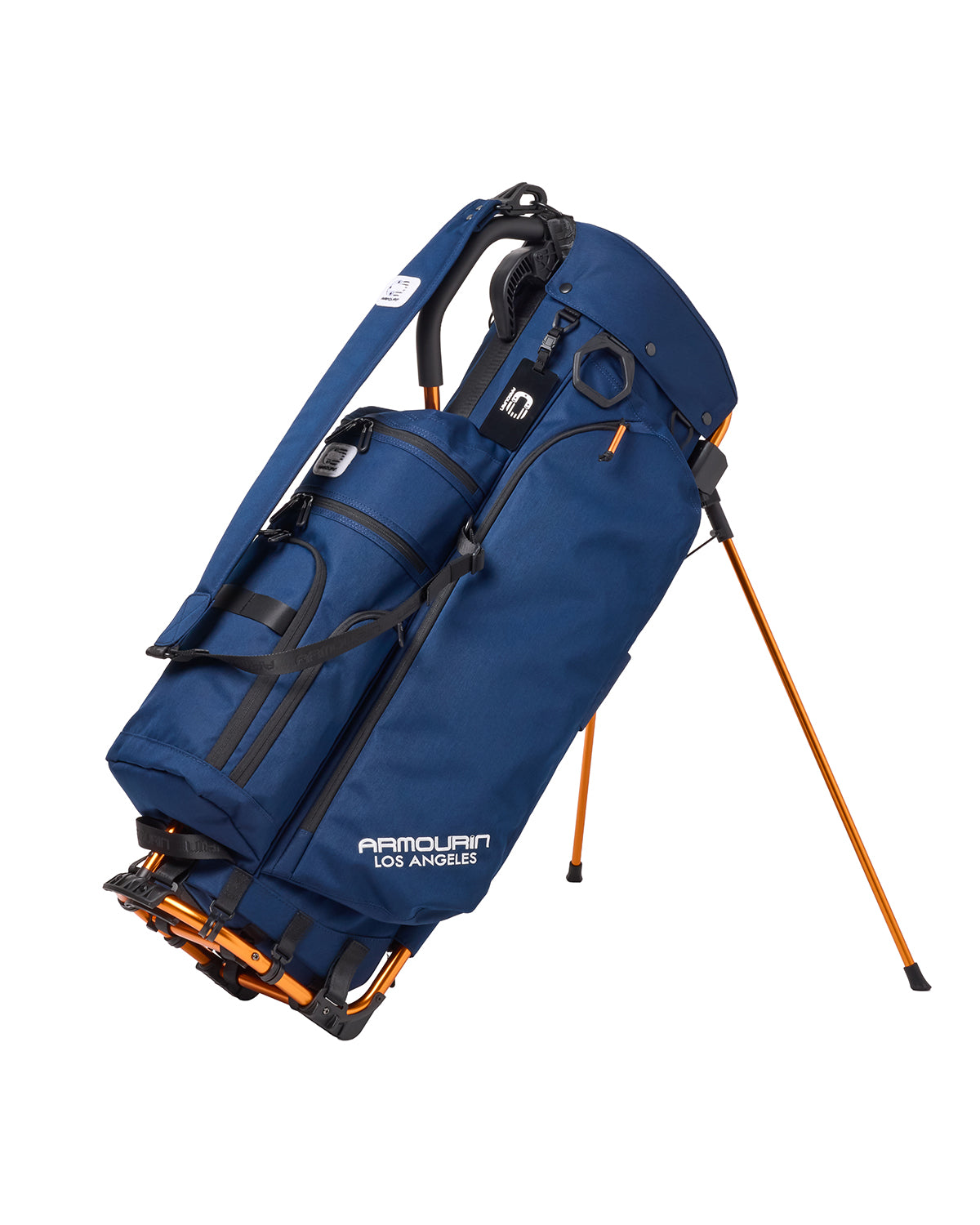 ARMOURIN アーマーイン] ゴルフ キャディバッグ オレンジフレーム